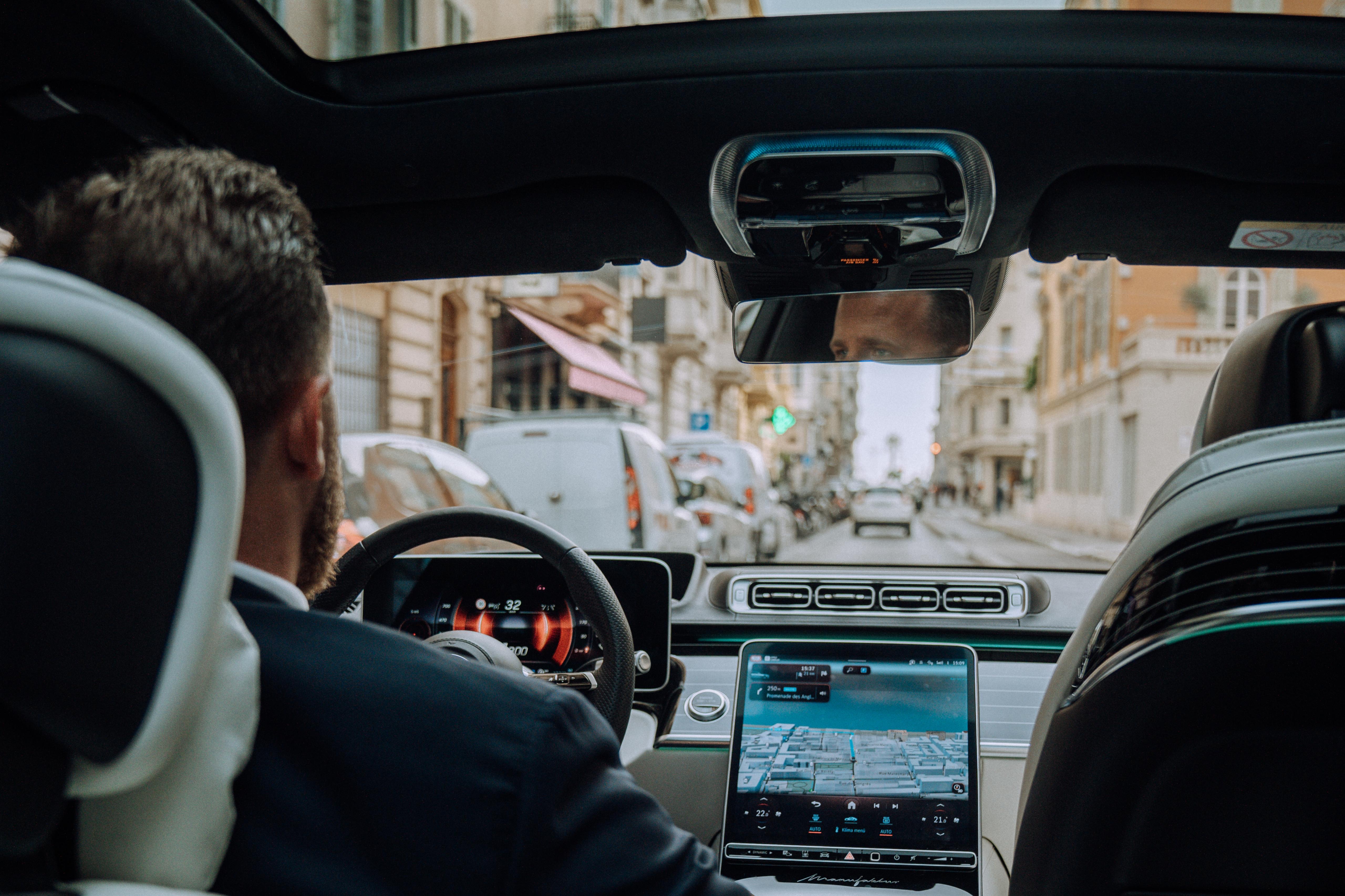 Supercar interior detail