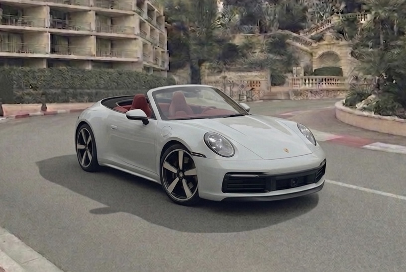 Porsche Carrera Cabriolet luxury car rental Monaco