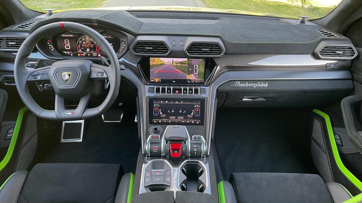 Supercar interior detail