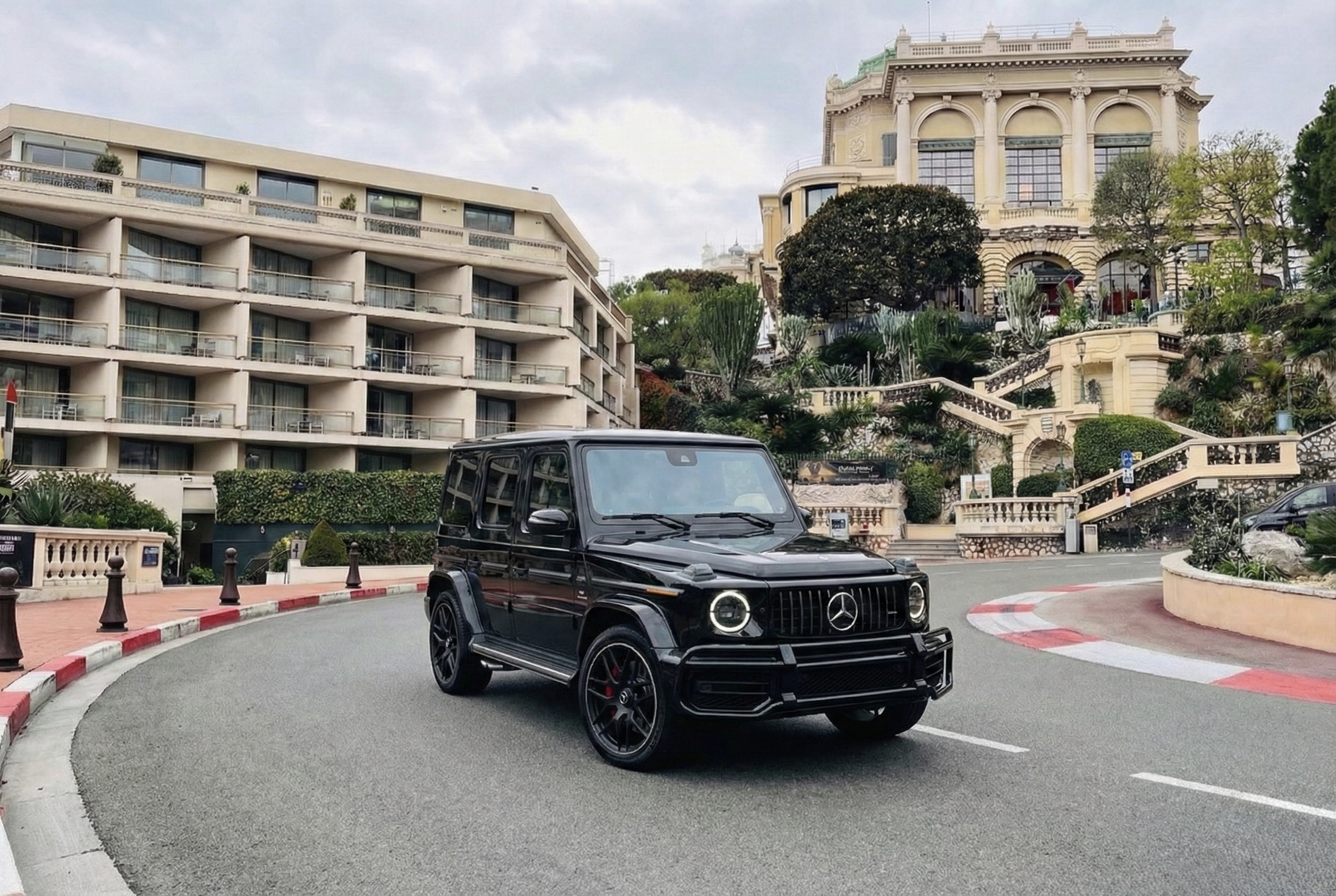Mercedes-AMG G63 iconic luxury SUV on the streets of Monaco